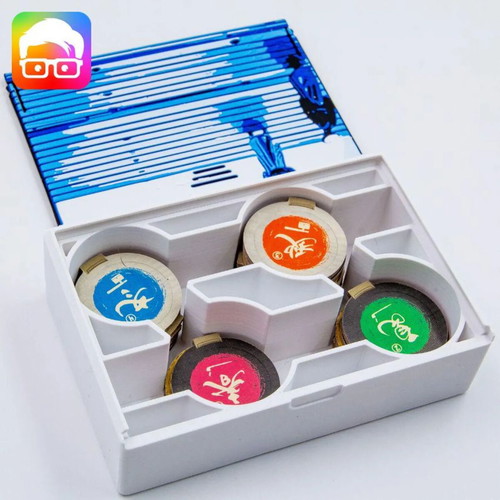 Iki Board Game Organizer with Thematic Lids, New