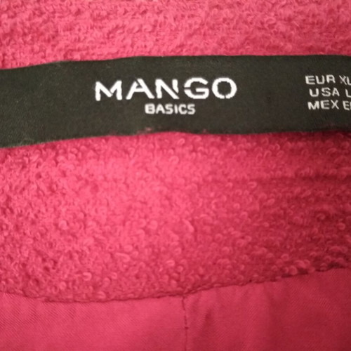 Mango tweed jacket fuchsia used with pockets