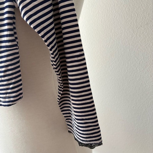 Minkpink crop top like new, striped with lace details