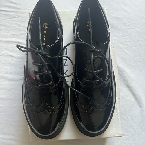 Loafer Envie women's patent leather new, size 40, black