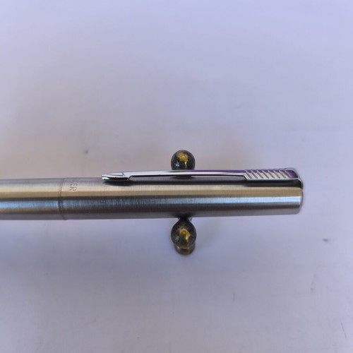 Parker Stainless Steel Pen like new, fine nib, made in UK