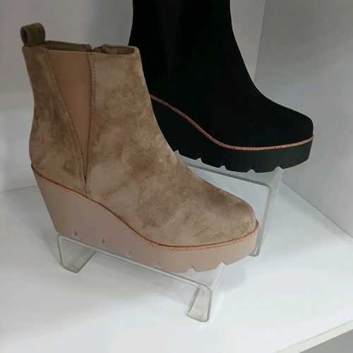 Women's boots new in black and beige colors