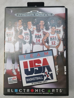 Team USA Basketball Sega Genesis like new complete