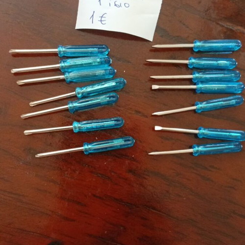 Mini screwdriver set, 2 pieces