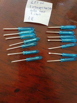 Mini screwdriver set, 2 pieces