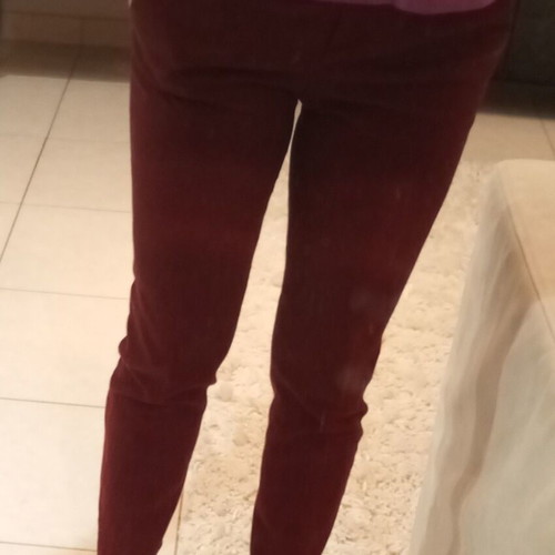 Hugo Boss wool women's pants like new, burgundy, size XS