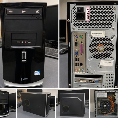 Core 2 Duo E8200 desktop PC used, 4GB RAM, Windows 10, SSD