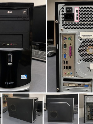 Core 2 Duo E8200 desktop PC used, 4GB RAM, Windows 10, SSD