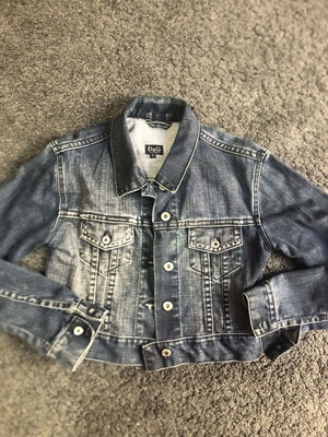 D&G vintage denim jacket used, blue, size XS