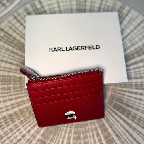 Karl Lagerfeld Ikon Small Wallet new, red