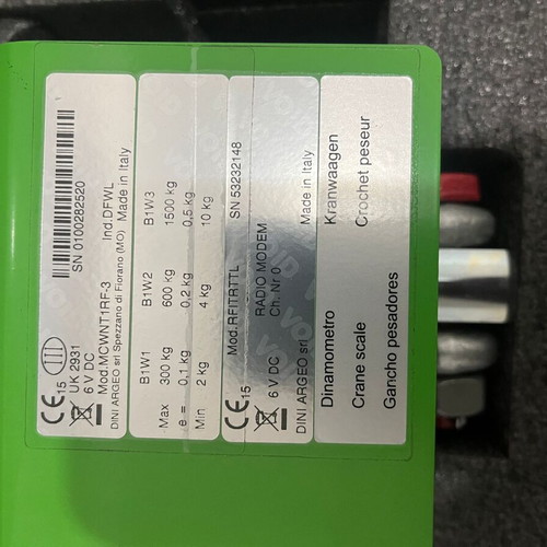 DINI ARGEO 1.5T Crane Scale like new with wireless printer