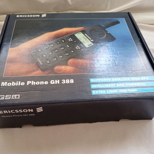 Ericsson CH388 vintage collectible phone package used