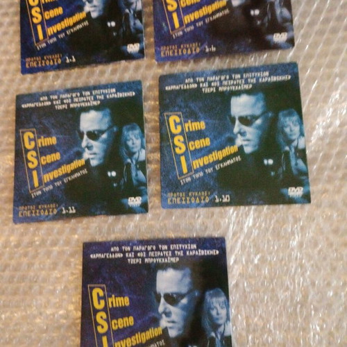 CSI 5 DVD episodes from season 1 like new, crime series with subtitles