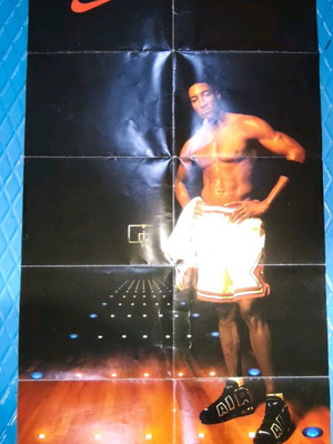 Scotty Pippen NBA poster used, collectible