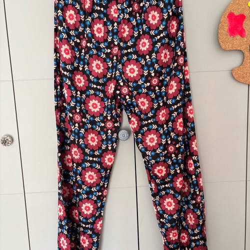 Karavan trousers like new, size L, blue multicolor