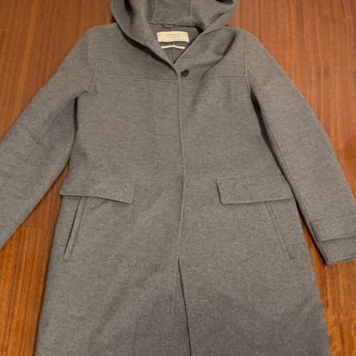 Wool coat Zara grey like new, size Small