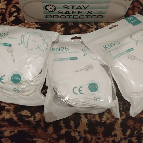 Surgical masks new, set of 80 with KN95 and simple masks