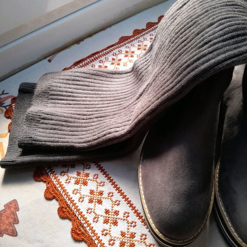 Sock boots gray like new, size 40