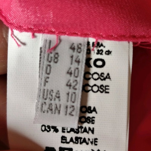 Pinko dress new, fuchsia, size XL