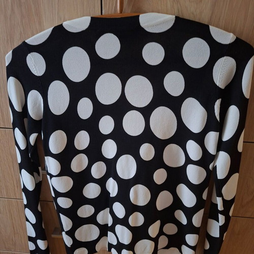Kaos Italian polka dot cardigan new with Zara black top gift