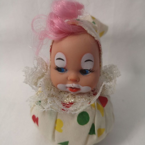 Vintage clown doll used