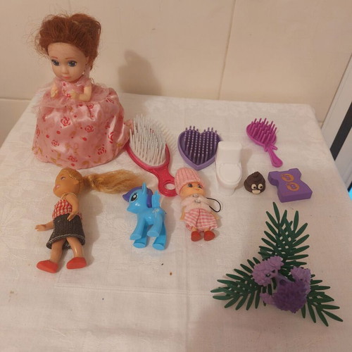 Various toys for girls used, all together