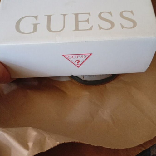 Guess No24 athletic shoes black with rhinestones, like new
