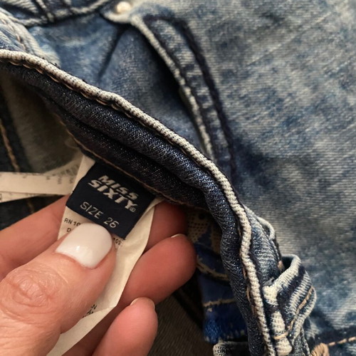 Miss Sixty Magic style jeans size 26 used, blue
