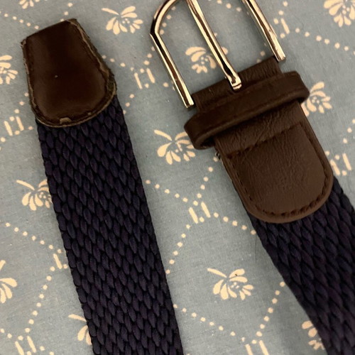 Belts like new, set of 3, multicolored with iron buckle