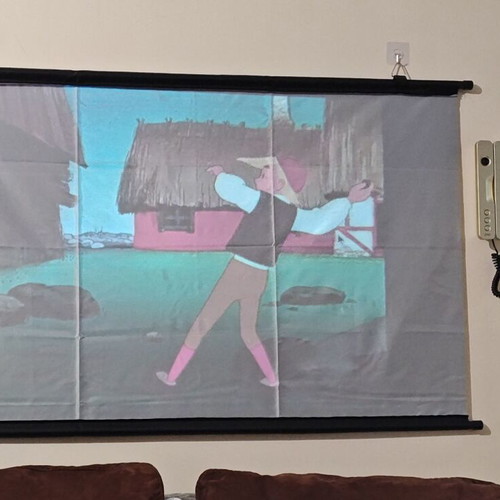 Πανί οθόνης προβολής για τοίχο