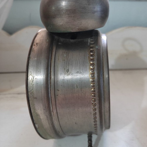 Gustav Becker antique alarm clock 18 cm used, mechanical, non-working