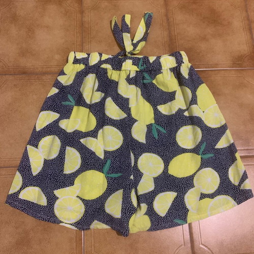 Kids shorts like new with lemon print, size 164 cm