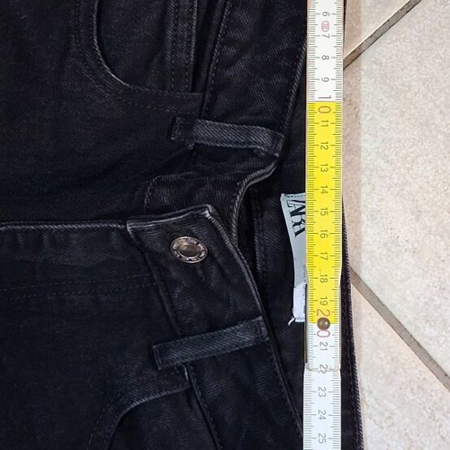 Zara black high-waisted jeans like new, size M 38 10