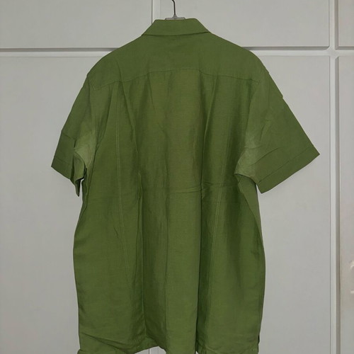 Springfield men's short-sleeve shirt XXL like new, green