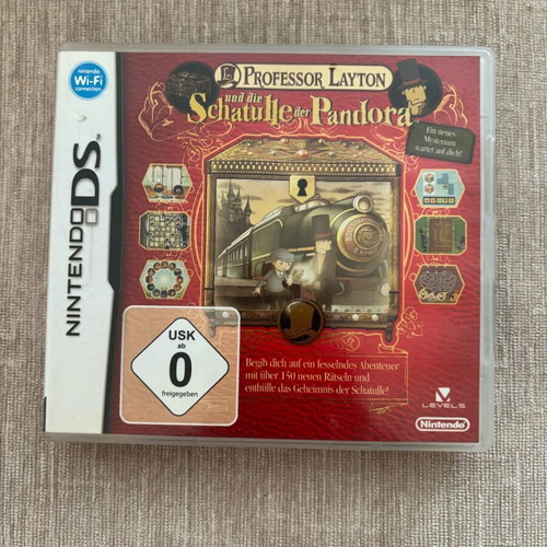 Professor Layton Pandora’s Box Nintendo DS PAL used complete