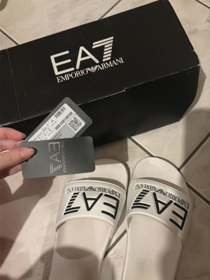 Emporio Armani slides used, size 36, white