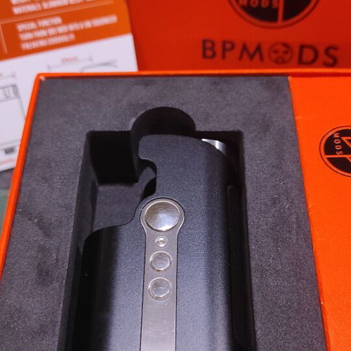 BP Mods Tomahawk SBS Squonk Mod like new, black
