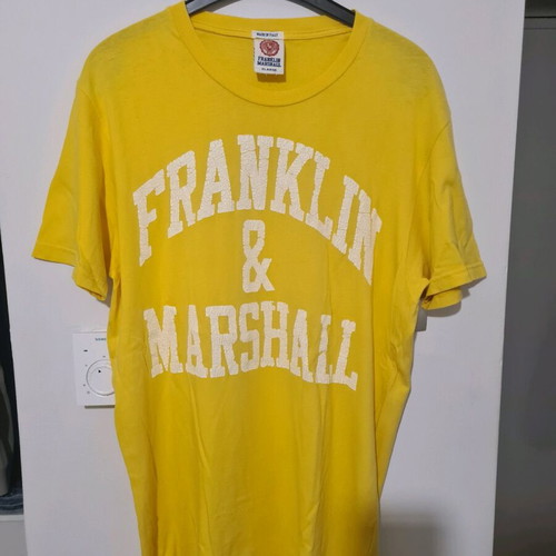 Franklin & Marshall men's T-shirt like new, size Large, yellow
