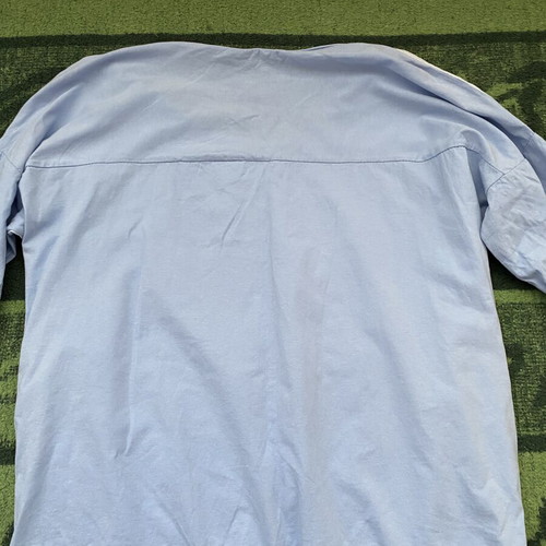 Long sleeve blouse, baby blue, size XL