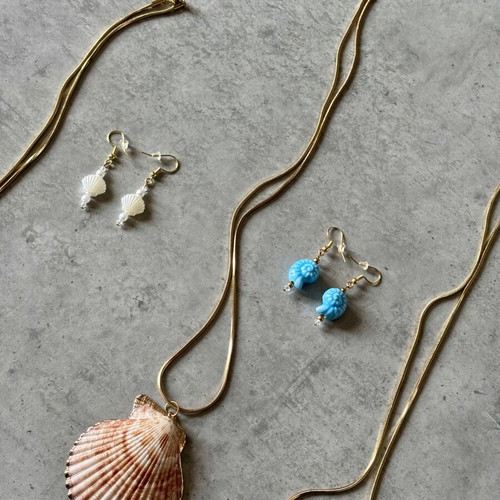 Summer jewelry set like new, multicolor, 6 pieces