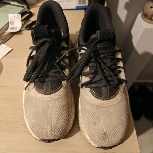 Adidas X_PLRBOOST sneakers used size 40 black and white