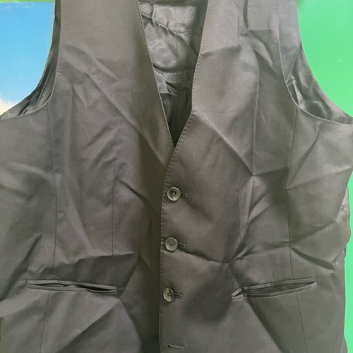 Black Boss vest new 54 Italian XL