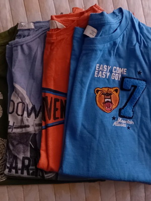Set of 4 Mango long-sleeve shirts for 7-8 years like new