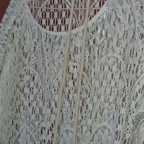 Mat Fashion cover up beach kimono with belt new, beige