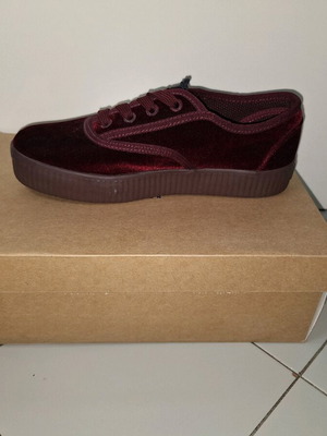 Pepe Jeans Hannah Velvet women's sneakers red new, size 37