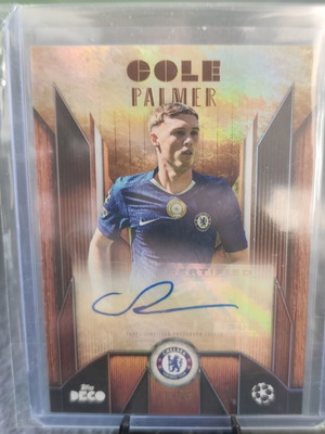 Cole Palmer Topps Deco autograph card /25