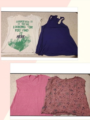 Blouses pack of 4 medium size