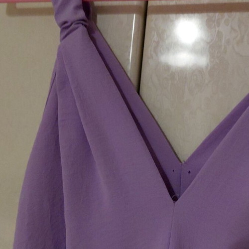 Summer dress one size like new, purple, breathable and comfortable