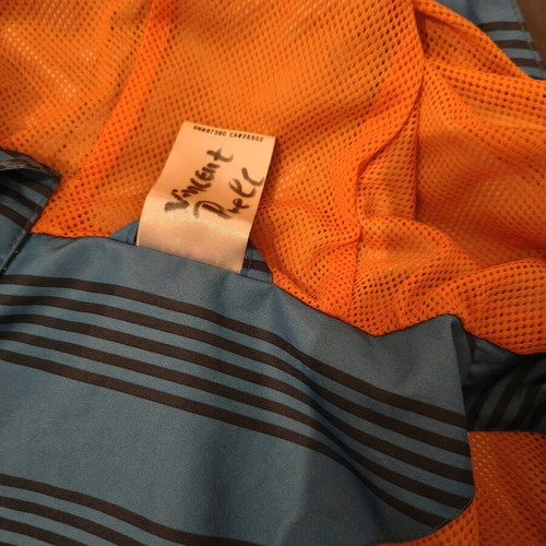 Burton windbreaker used medium men's blue orange