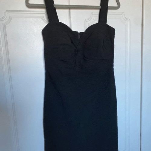 Black mini dress Anonima basic like new, size S